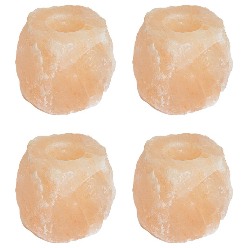 Supports de bougies en sel Rose Sel de Roche 524514524514