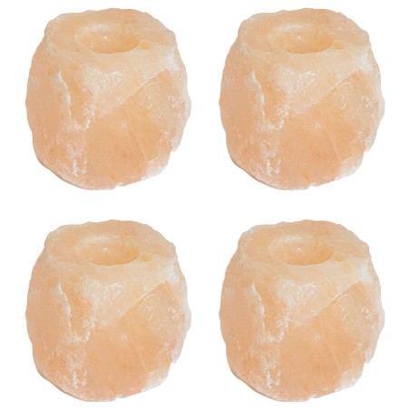 Supports de bougies en sel Rose Sel de Roche 524514524514