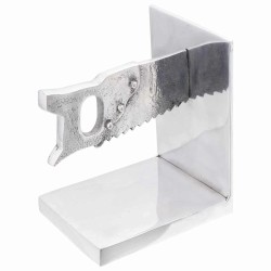 Serre-livres 2 pcs Argenté 11 x 14 x 17,5 cm Aluminium 524515524515