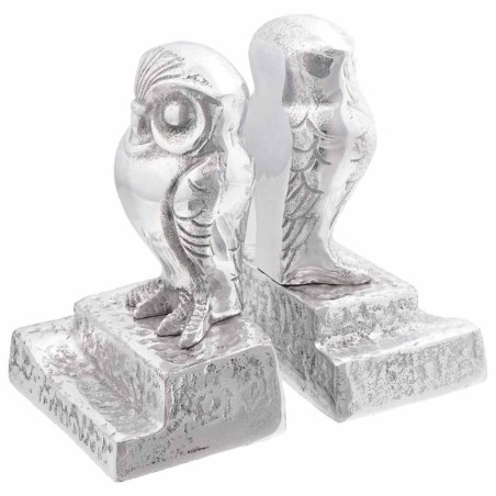Serre-livres 2 pcs Argenté 12 x 9 x 19 cm Aluminium 524517524517