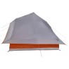 Tente Tipi avec toit Gris et orange 364 x 281 x 257 cm taffetas 524523524523