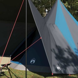 Tente Tipi avec toit Bleu 510 x 690 x 330 cm taffetas 524525524525