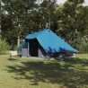 Tente Tipi avec toit Bleu 358 x 296 x 258 cm taffetas 524532524532