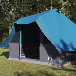 Tente Tipi avec toit Bleu 358 x 296 x 258 cm taffetas 524532524532