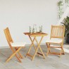 Ensemble bistro de jardin 3 pcs Marron Bois d'Acacia Massif 524533524533