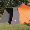Tente Tipi avec toit Gris et orange 492 x 492 x 275 cm taffetas 524544524544