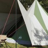 Tente Tipi avec toit Vert 510 x 690 x 330 cm taffetas 524545524545