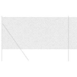 Clôture en treillis métallique Gris 10 x 1,2 m Acier 524553524553
