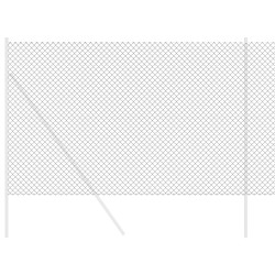Clôture en treillis métallique Gris 10 x 1,5 m Acier 524571524571