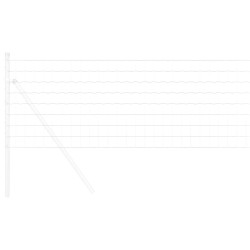 Clôture Euro 0,4 x 25 m Fer revêtu de PVC 524582524582