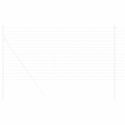 Clôture Euro 1,2 x 25 m Fer revêtu de PVC 524584524584