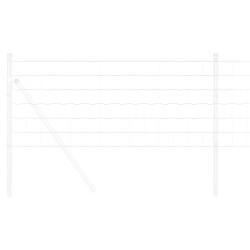 Clôture Euro 0,4 x 10 m Fer revêtu de PVC 524633524633