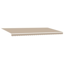 Toile de rechange pour auvent Beige 580 x 295 cm Polyester 524653524653