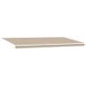 Toile de rechange pour auvent Beige 580 x 295 cm Polyester 524653524653