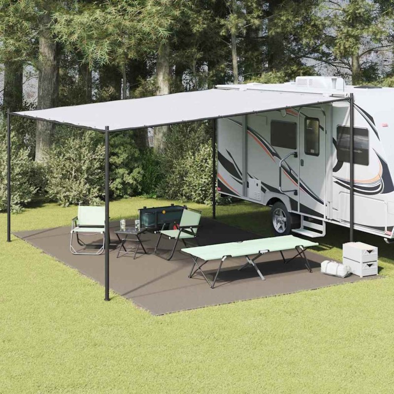 Tapis de tente Gris clair 600 x 400 cm Polyéthylène 524657524657