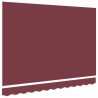 Toile de rechange pour auvent Rouge bordeaux 3,5 x 2 m 524659524659