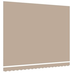 Toile de rechange pour auvent Beige 4 × 3 m Polyester 524676524676
