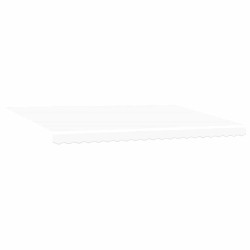 Toile de rechange pour auvent Blanc 480 x 345 cm Polyester 524683524683