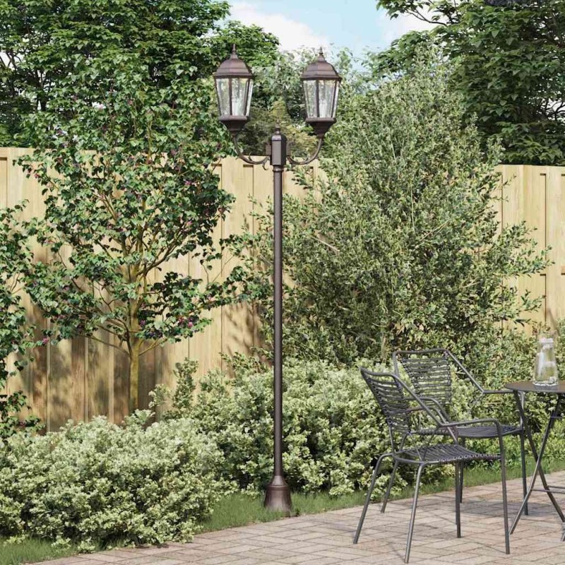 Lumière de jardin Bronze 68 x 20 x 235 cm Aluminium et verre 524693524693