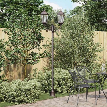 Lumière de jardin Bronze 68 x 20 x 235 cm Aluminium et verre 524693524693