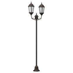 Lumière de jardin Bronze 68 x 20 x 235 cm Aluminium et verre 524693524693