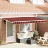 Toile de rechange pour auvent Orange et marron 4 x 2 m 524697524697