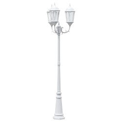 Lumière de jardin Blanc 61 x 53 x 235 cm Aluminium et verre 524714524714