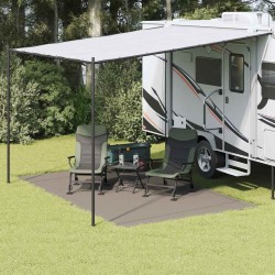 Tapis de tente Gris clair 400 x 250 cm Polyéthylène 524717524717