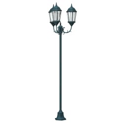 Lumière de jardin Vert vintage brossé 57 x 49 x 241 cm 524721524721