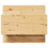 Table avec bancs pour enfants IRUN 90x79,5x50 cm bois massif 524724524724