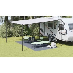 Tapis de tente Bleu et gris 500 x 250 cm Polyéthylène 524732524732