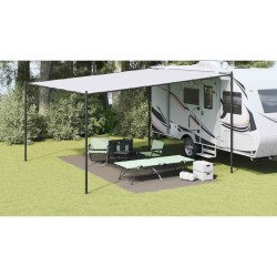 Tapis de tente Gris clair 500 x 250 cm Polyéthylène 524733524733