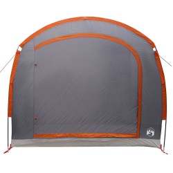 Tente avec toit Gris et orange 268 x 240 x 191 cm Polyester 524737524737