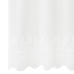 Rideau en Dentelle Floral Blanc 200 x 900 cm Polyester 524749524749
