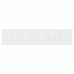 Rideau en Dentelle Floral Blanc 180 x 750 cm Polyester 524758524758