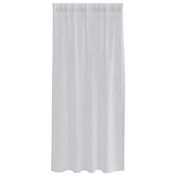 Rideau en Voile 2 pcs Gris clair 175 x 140 cm Polyester 524778524778