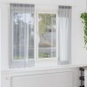 Rideau en Voile 2 pcs Gris foncé 175 x 140 cm Polyester 524779524779