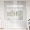 Rideau en Voile 2 pcs Gris clair 260 x 140 cm Polyester 524780524780