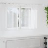 Rideau en Voile 2 pcs Blanc 140 x 140 cm Polyester 524783524783