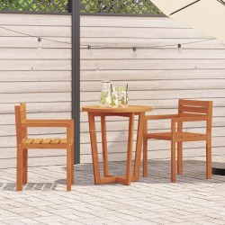 Chaises de jardin 2 pièces 50x53x80 cm Bois massif Acacia 524795524795