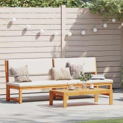 Transat Huile Naturelle 200 x 57 x 75cm Bois d'acacia massif 524796524796