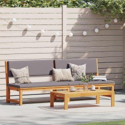 Transat Huile Naturelle 200 x 57 x 75cm Bois d'acacia massif 524802524802