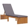 Transat Huile Naturelle 200 x 55 x 94 cm Bois d'acacia massif 524803524803