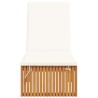 Transat Huile Naturelle 200 x 55 x 94 cm Bois d'acacia massif 524805524805