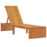 Transat Huile Naturelle 200 x 55 x 94 cm Bois d'acacia massif 524806524806