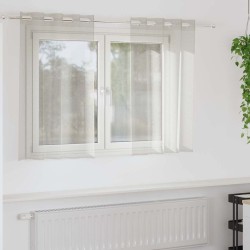 Rideau en Voile 2 pcs Crème 140 x 140 cm Polyester 524816524816