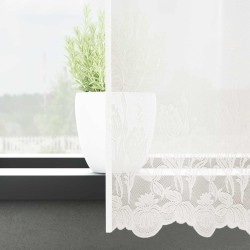 Rideau en Dentelle Blanc 1200 x 140 cm Polyester 524819524819
