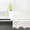 Rideau en Dentelle Floral Blanc 220 x 1200 cm Polyester 524828524828