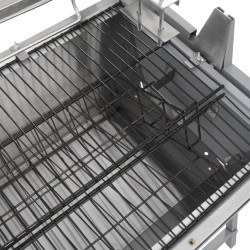 Broche à rôtir de barbecue Fer et acier inoxydable   524854524854