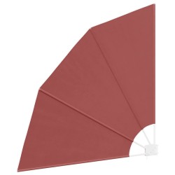 Auvent latéral pliable de balcon Terre cuite 140x140 cm 524859524859